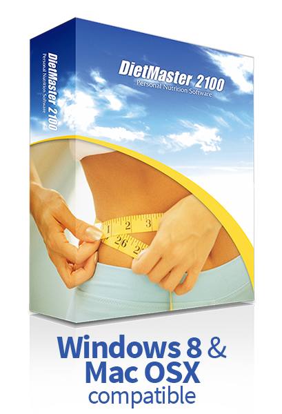 DietMaster 2100 Nutrition Software - Windows 7 Compatible